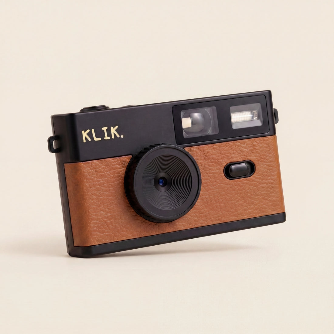 Marron – Appareil photo sans écran CLIC