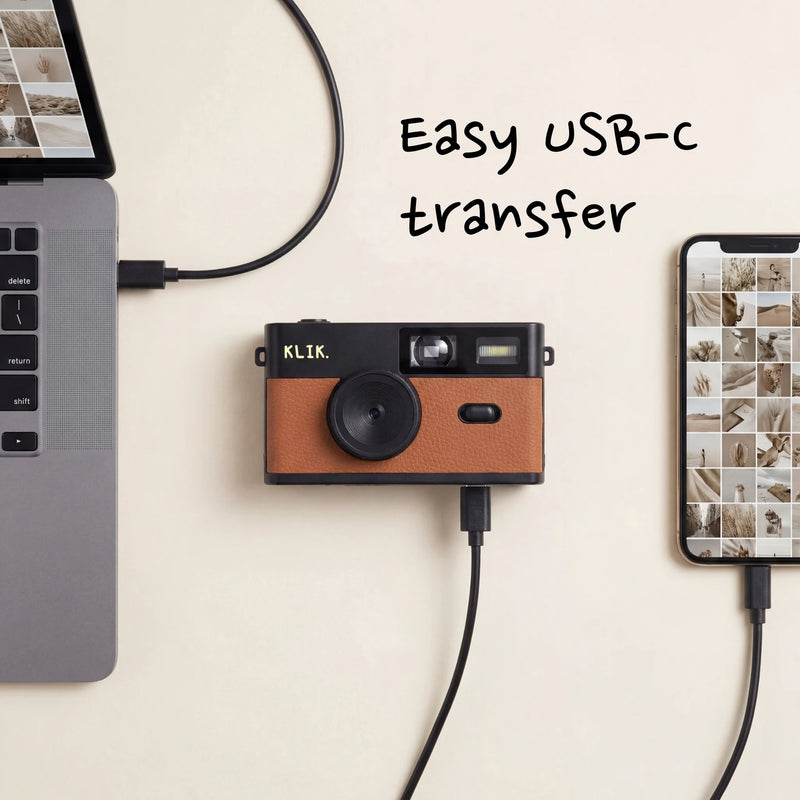 Marron – Transfert des photos en USB-C